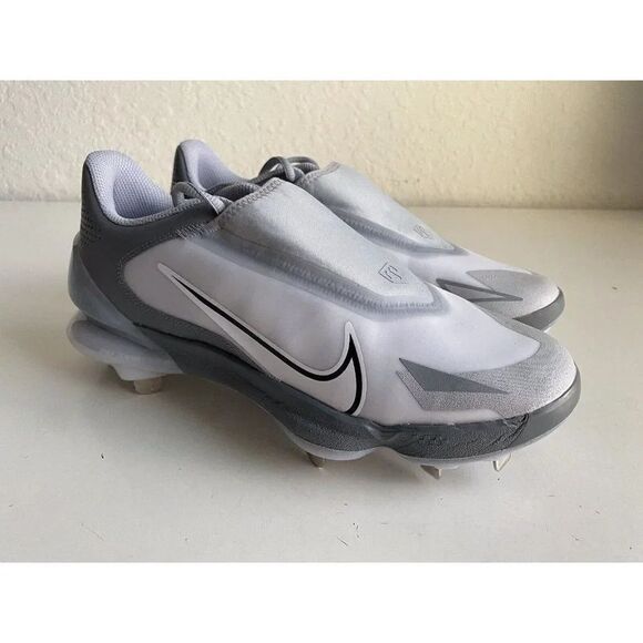 Nike Force Zoom Trout 8 Pro Metal Baseball Cleats Men’s Sz 8.5 Gray CZ5915-001 - Picture 1 of 10
